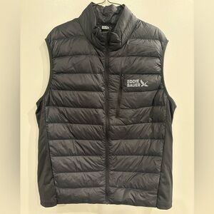 Eddie Bauer Charcoal Down puffer Vest